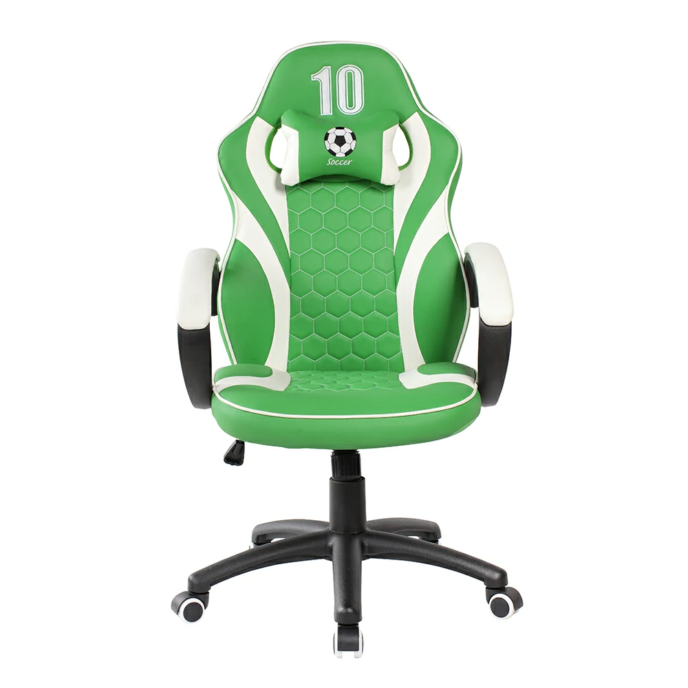 כסא גיימינג Spider Goal ירוק/לבן