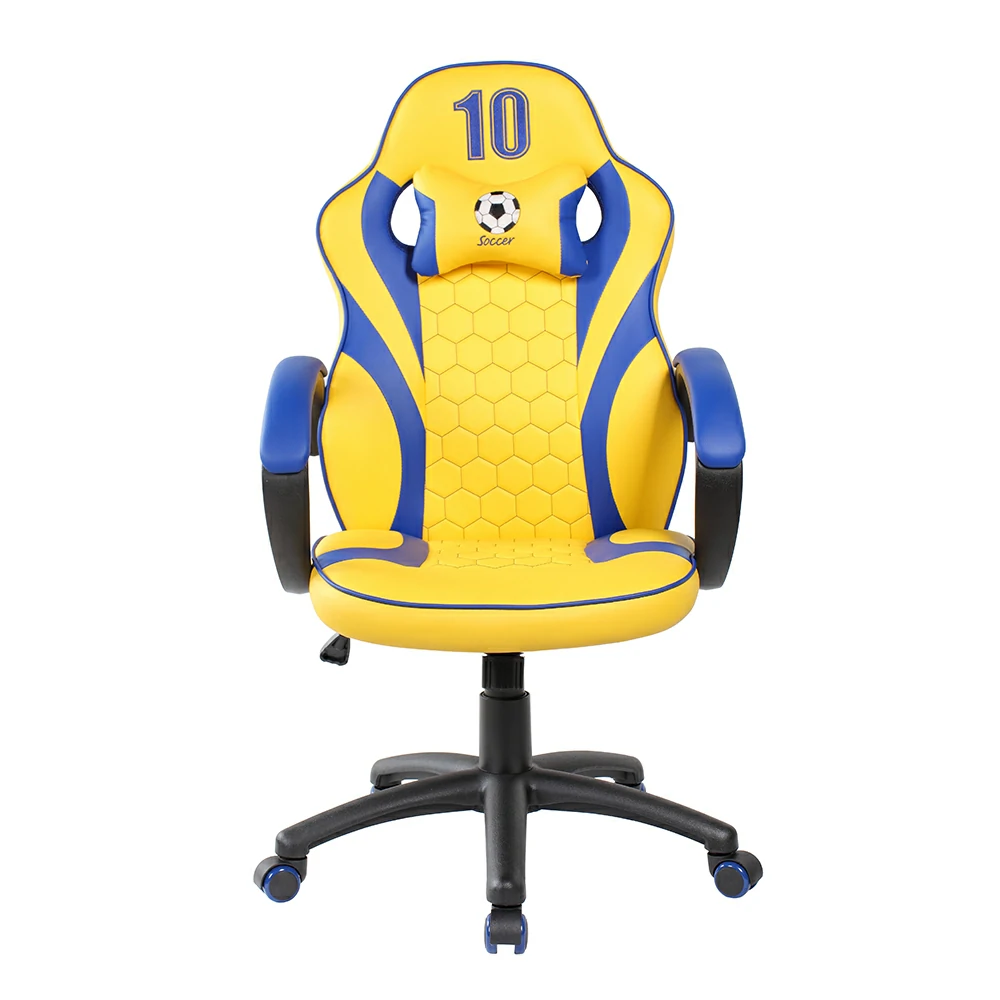 כסא גיימינג Spider Goal צהוב/כחול