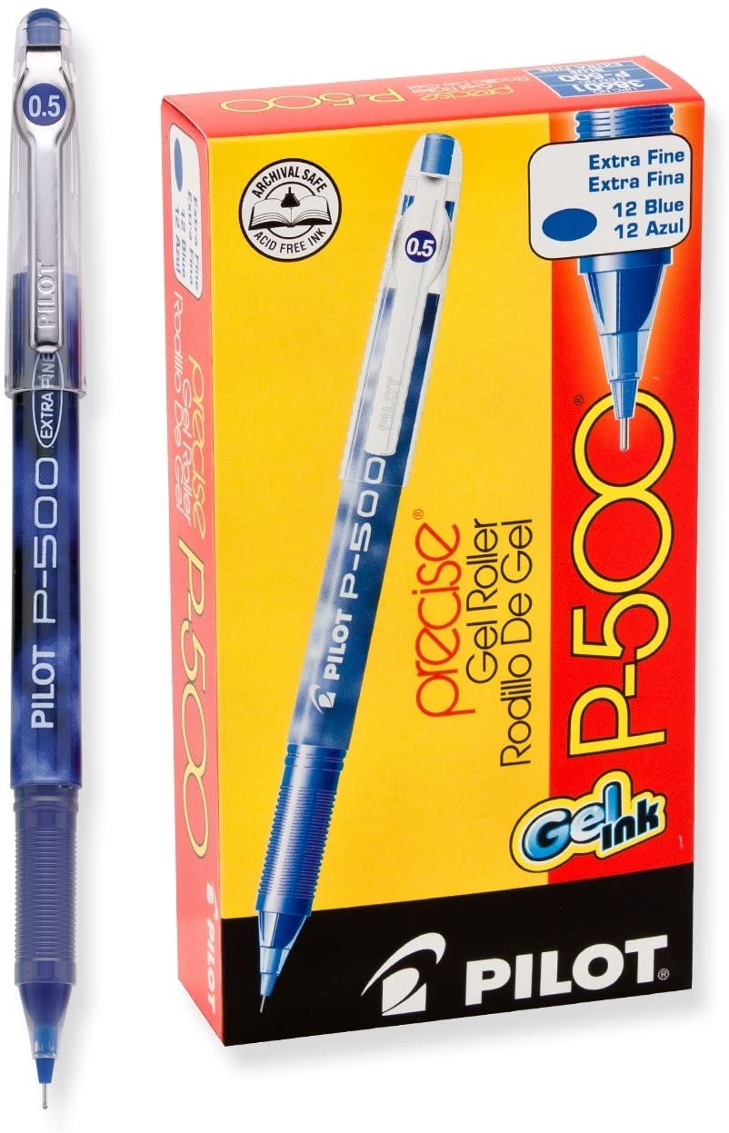עט ג'ל פילוט P-500 0.5 כחול