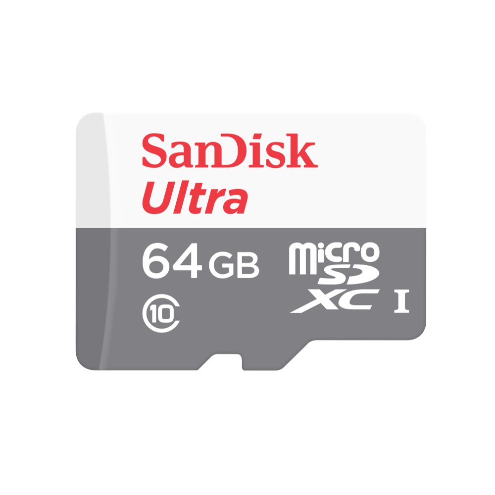 כרטיס זיכרון SanDisk Ultra MicroSD SDSQUNS 64GB