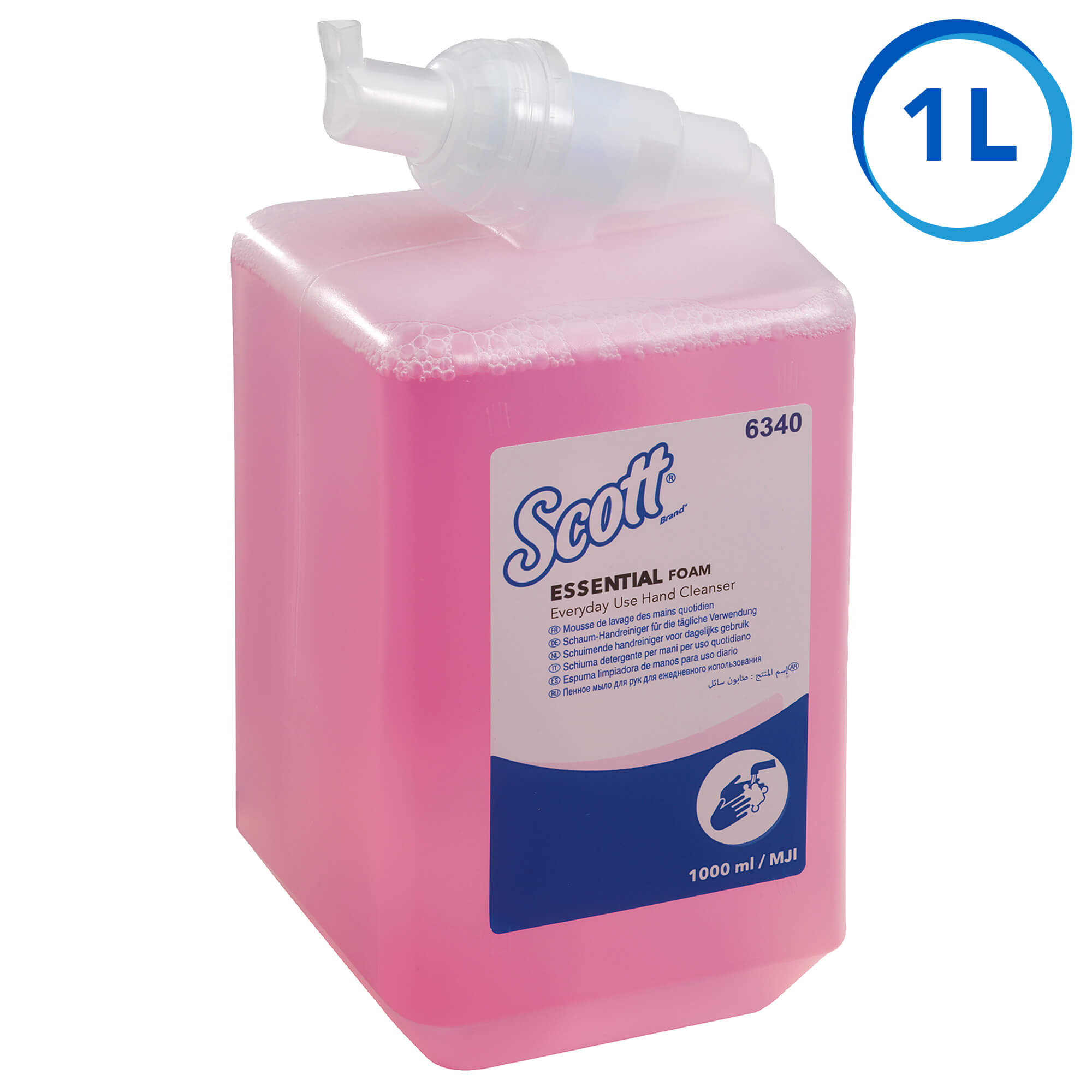 סבון קצף לידיים 6340 Scott Essential - אריזה של 1 ליטר כפול 6 יחידות