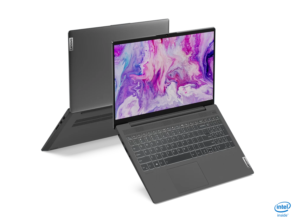 מחשב נייד 15.6 Lenovo IdeaPad 5 15IIL05 i5 81YK00TEIV - צבע שחור בעל נפח 256GB SSD וזיכרון 8GB כולל 3 שנות אחריות
