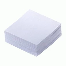 נייר ממו 9/9 ס"מ לבן